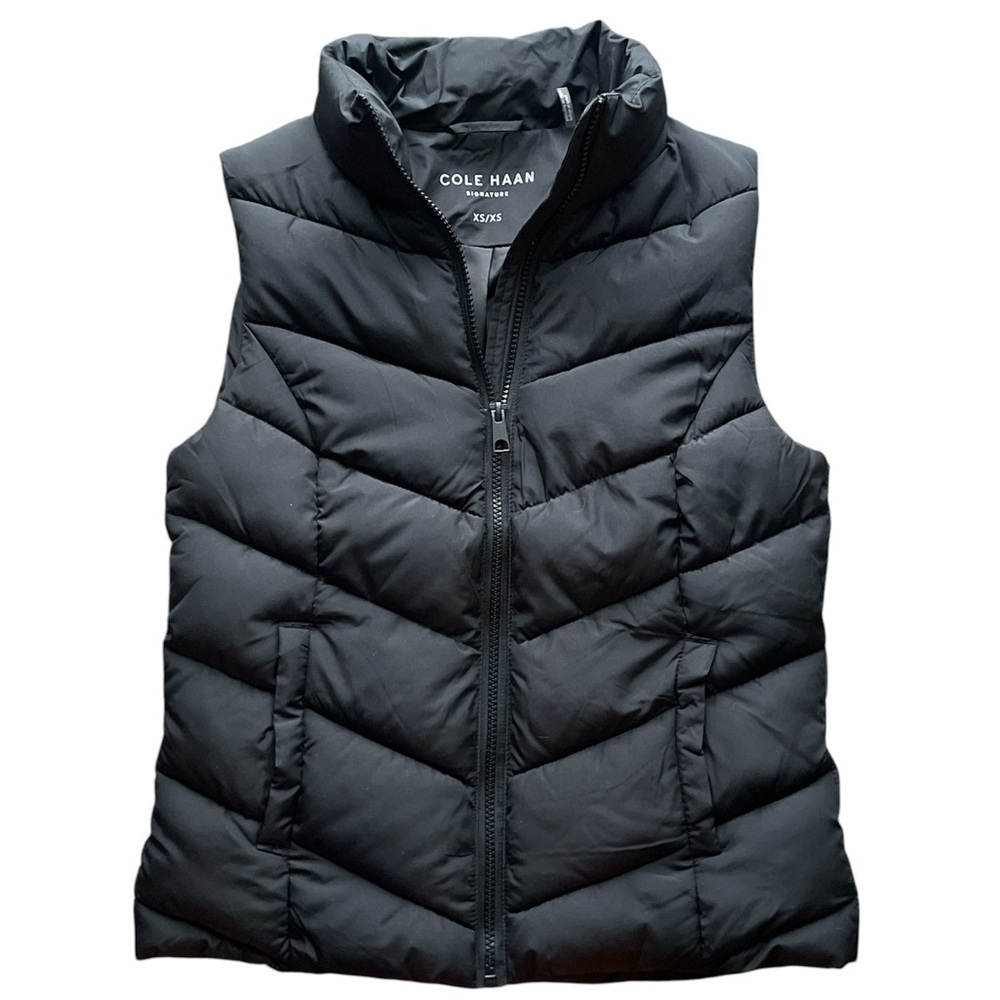Cole Haan Women's Black Puffer Vest Size XS